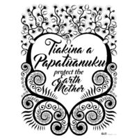 Papatūānuku - Mens Base Organic Long Sleeved Tee Design